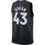 Men's Toronto Raptors Pascal Siakam #43 Nike Black&Purple 2021 Swingman NBA Jersey - Earned Edition Men's Toronto Raptors Pascal Siakam #43 Nike Black&Purple 2021 Swingman NBA Jersey - Earned Edition