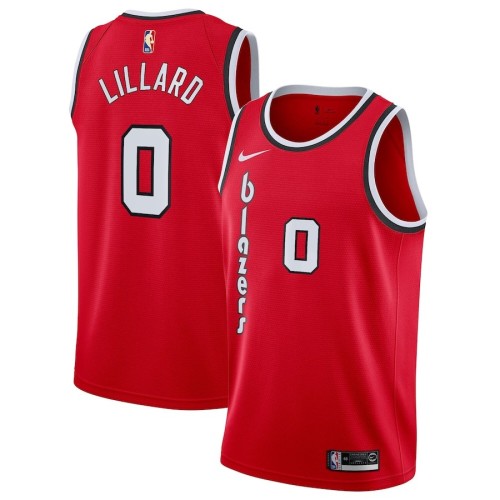Men's Portland Trail Blazers Damian Lillard #0 Nike Red Swingman Jersey - Classic Edition Men's Portland Trail Blazers Damian Lillard #0 Nike Red Swingman Jersey - Classic Edition