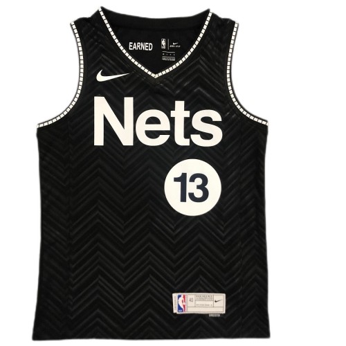 Men's Brooklyn Nets James Harden #13 Nike Black 2020/21 Swingman Player Jersey – Earned Edition Men's Brooklyn Nets James Harden #13 Nike Black 2020/21 Swingman Player Jersey – Earned Edition