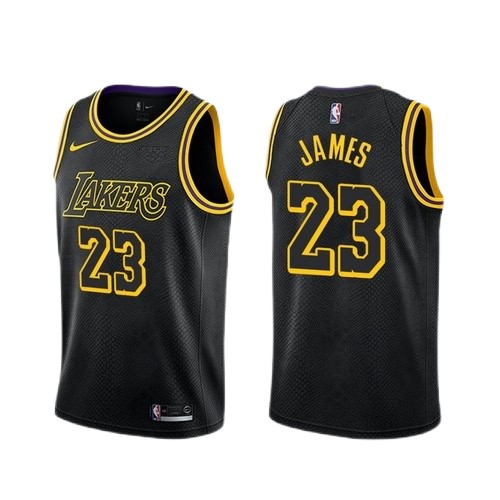 Men's Los Angeles Lakers LeBron James #23 Black Swingman Jersey - City Edition Men's Los Angeles Lakers LeBron James #23 Black Swingman Jersey - City Edition