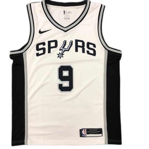 Men's San Antonio Spurs Tony Parker #9 Nike White 2020/21 Swingman Jersey - Association Edition Men's San Antonio Spurs Tony Parker #9 Nike White 2020/21 Swingman Jersey - Association Edition