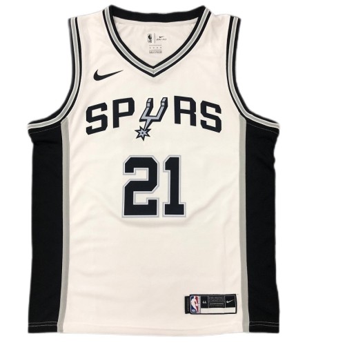 Men's San Antonio Spurs Tim Duncan #21 Nike White 2020/21 Swingman Jersey - Association Edition Men's San Antonio Spurs Tim Duncan #21 Nike White 2020/21 Swingman Jersey - Association Edition