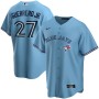 Men's Toronto Blue Jays GUERRERO JR. #27 Nike Light Blue Alternate 2020 Jersey Men's Toronto Blue Jays GUERRERO JR. #27 Nike Light Blue Alternate 2020 Jersey