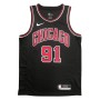Men's Chicago Bulls Dennis Rodman #91 Nike Black Swingman Jersey - Statement Edition Men's Chicago Bulls Dennis Rodman #91 Nike Black Swingman Jersey - Statement Edition