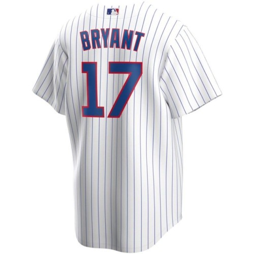 Men's Chicago Cubs Kris Bryant #17 Nike White Home Player Jersey Men's Chicago Cubs Kris Bryant #17 Nike White Home Player Jersey