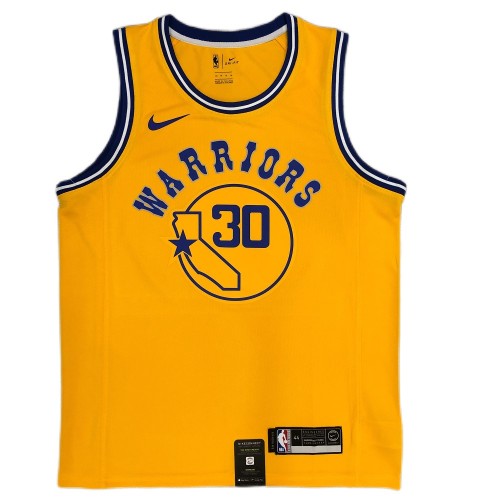 Men's Golden State Warriors Stephen Curry #30 Nike Yellow Hardwood Classic Swingman Jersey Men's Golden State Warriors Stephen Curry #30 Nike Yellow Hardwood Classic Swingman Jersey