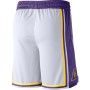 Men's Los Angeles Lakers Nike White 2019/20 Swingman Short - Association Edition Men's Los Angeles Lakers Nike White 2019/20 Swingman Short - Association Edition