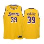 Men's Los Angeles Lakers Dwight Howard #39 Gold Swingman NBA Jersey - Icon Edition Men's Los Angeles Lakers Dwight Howard #39 Gold Swingman NBA Jersey - Icon Edition