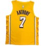 Men's Los Angeles Lakers Carmelo Anthony #7 Nike Yellow Swingman NBA Jersey - City Edition Men's Los Angeles Lakers Carmelo Anthony #7 Nike Yellow Swingman NBA Jersey - City Edition