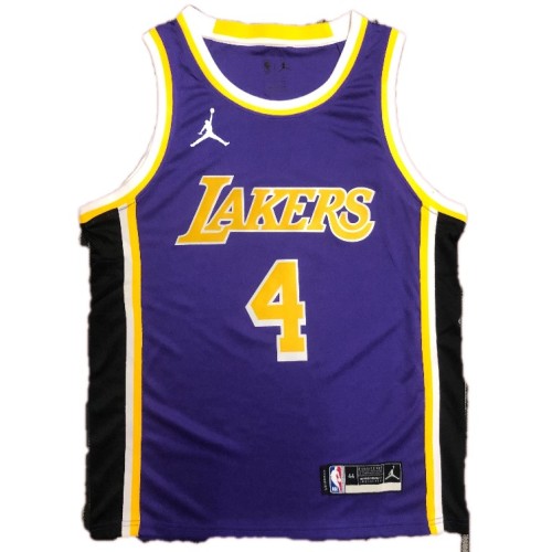 Men's Los Angeles Lakers Rajon Rondo #4 Jordan Purple Swingman NBA Jersey - Statement Edition Men's Los Angeles Lakers Rajon Rondo #4 Jordan Purple Swingman NBA Jersey - Statement Edition