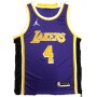 Men's Los Angeles Lakers Rajon Rondo #4 Jordan Purple Swingman NBA Jersey - Statement Edition Men's Los Angeles Lakers Rajon Rondo #4 Jordan Purple Swingman NBA Jersey - Statement Edition