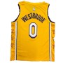 Men's Los Angeles Lakers Russell Westbrook #0 Nike Yellow Swingman NBA Jersey - City Edition Men's Los Angeles Lakers Russell Westbrook #0 Nike Yellow Swingman NBA Jersey - City Edition