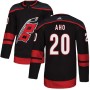 Men's Carolina Hurricanes Sebastian Aho #20 adidas Black Alternate Authentic Jersey Men's Carolina Hurricanes Sebastian Aho #20 adidas Black Alternate Authentic Jersey