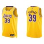 Men's Los Angeles Lakers Dwight Howard #39 Nike Gold 2021/22 Swingman Jersey - Icon Edition Men's Los Angeles Lakers Dwight Howard #39 Nike Gold 2021/22 Swingman Jersey - Icon Edition