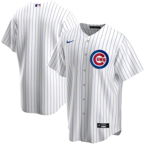 Men's Chicago Cubs Nike White&Royal Home 2020 Jersey Men's Chicago Cubs Nike White&Royal Home 2020 Jersey