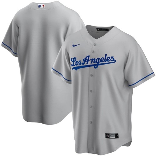 Men's Los Angeles Dodgers Nike Gray Road 2020 Jersey Men's Los Angeles Dodgers Nike Gray Road 2020 Jersey