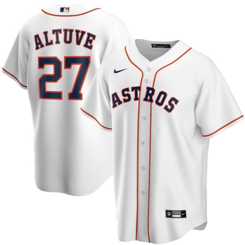 Men's Houston Astros #27 ALTUVE Nike White Home 2020 Jersey Men's Houston Astros #27 ALTUVE Nike White Home 2020 Jersey