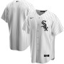 Men's Chicago White Sox Nike White Black Home 2020 Jersey Men's Chicago White Sox Nike White Black Home 2020 Jersey