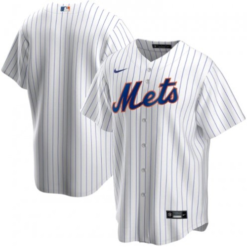 Men's New York Mets Nike White&Royal Home 2020 Jersey Men's New York Mets Nike White&Royal Home 2020 Jersey
