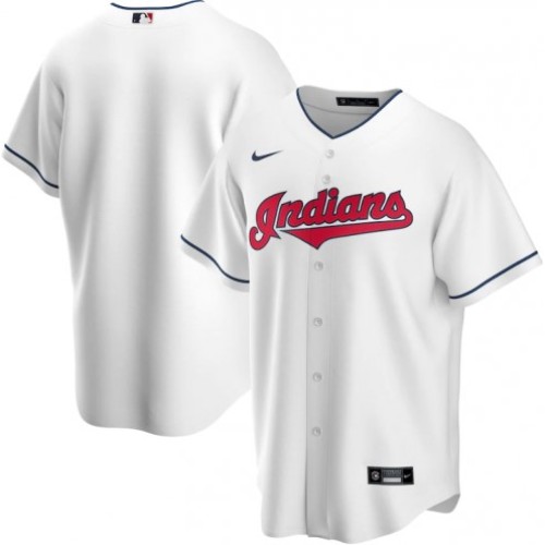 Men's Cleveland Indians Nike White Home 2020 Jersey Men's Cleveland Indians Nike White Home 2020 Jersey