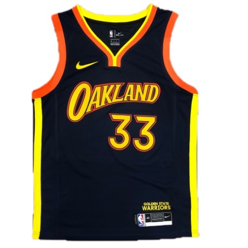 Men's Golden State Warriors James Wiseman #33 Nike Navy 2020/21 Swingman Jersey - City Edition Men's Golden State Warriors James Wiseman #33 Nike Navy 2020/21 Swingman Jersey - City Edition