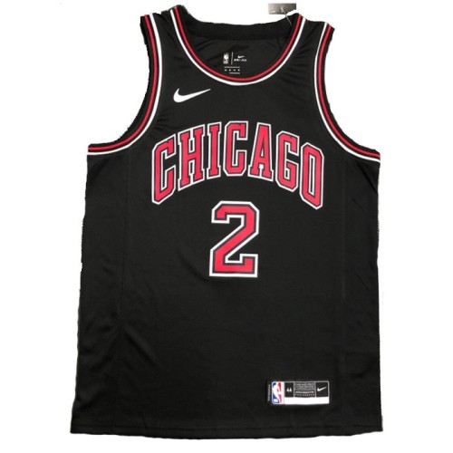 Men's Chicago Bulls Lonzo Ball #2 Nike Black Swingman Jersey - Statement Edition Men's Chicago Bulls Lonzo Ball #2 Nike Black Swingman Jersey - Statement Edition