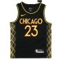 Men's Chicago Bulls Michael Jordan #23 Nike Black 2020/21 Swingman Jersey - City Edition Men's Chicago Bulls Michael Jordan #23 Nike Black 2020/21 Swingman Jersey - City Edition