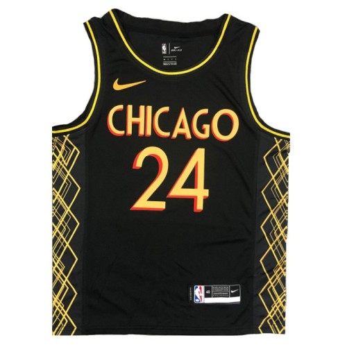 Men's Chicago Bulls Lauri Markkanen #24 Nike Black 2020/21 Swingman Jersey - City Edition Men's Chicago Bulls Lauri Markkanen #24 Nike Black 2020/21 Swingman Jersey - City Edition