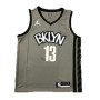 Men's Brooklyn Nets James Harden #13 Jordan Gray 2020/21 Swingman Jersey - Statement Edition Men's Brooklyn Nets James Harden #13 Jordan Gray 2020/21 Swingman Jersey - Statement Edition