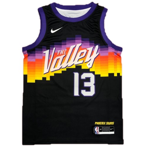 Men's Phoenix Suns Steve Nash #13 Nike Black 2021 Swingman Jersey - City Edition Men's Phoenix Suns Steve Nash #13 Nike Black 2021 Swingman Jersey - City Edition