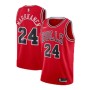 Men's Chicago Bulls Lauri Markkanen #24 Nike Red 2021 Swingman NBA Jersey - Icon Edition Men's Chicago Bulls Lauri Markkanen #24 Nike Red 2021 Swingman NBA Jersey - Icon Edition