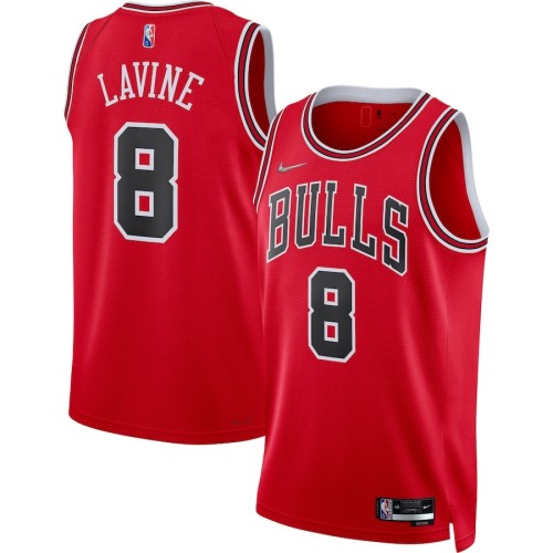 Men's Chicago Bulls Zach LaVine #8 Nike Red 2021 Swingman NBA Jersey - Icon Edition Men's Chicago Bulls Zach LaVine #8 Nike Red 2021 Swingman NBA Jersey - Icon Edition