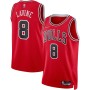 Men's Chicago Bulls Zach LaVine #8 Nike Red 2021 Swingman NBA Jersey - Icon Edition Men's Chicago Bulls Zach LaVine #8 Nike Red 2021 Swingman NBA Jersey - Icon Edition