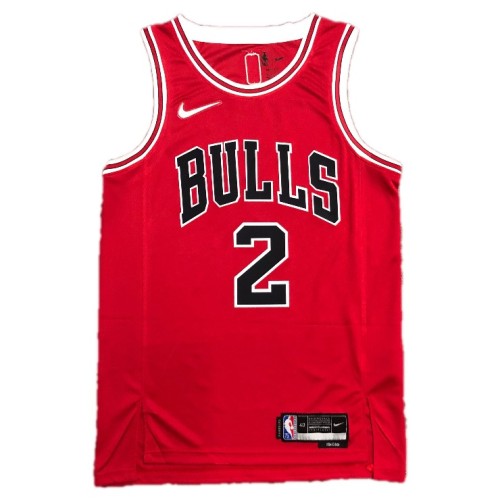 Men's Chicago Bulls Lonzo Ball #2 Nike Red 2021 Swingman NBA Jersey - Icon Edition Men's Chicago Bulls Lonzo Ball #2 Nike Red 2021 Swingman NBA Jersey - Icon Edition