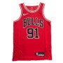 Men's Chicago Bulls Dennis Rodman #91 Nike Red 2021 Swingman NBA Jersey - Icon Edition Men's Chicago Bulls Dennis Rodman #91 Nike Red 2021 Swingman NBA Jersey - Icon Edition