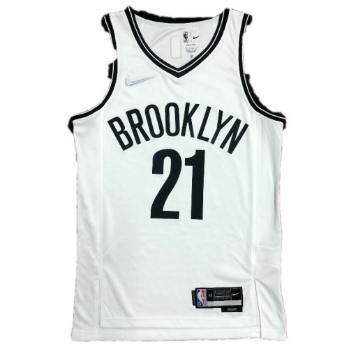 Men's Brooklyn Nets LaMarcus Aldridge #21 Nike White 2021 Swingman NBA Jersey - Icon Edition Men's Brooklyn Nets LaMarcus Aldridge #21 Nike White 2021 Swingman NBA Jersey - Icon Edition