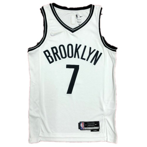 Men's Brooklyn Nets Kevin Durant #7 Nike White 2021 Swingman NBA Jersey - Icon Edition Men's Brooklyn Nets Kevin Durant #7 Nike White 2021 Swingman NBA Jersey - Icon Edition