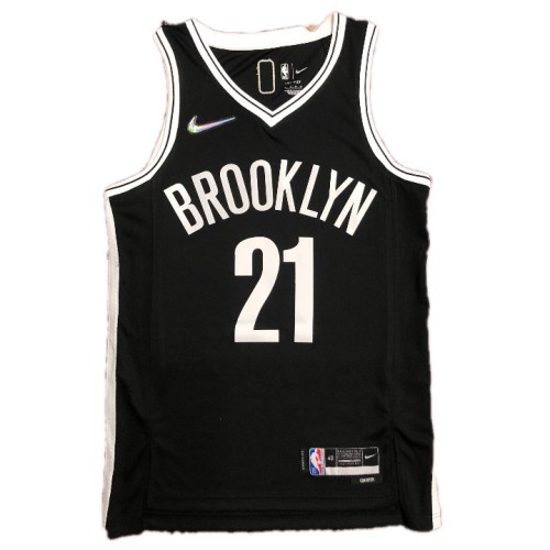 Men's Brooklyn Nets LaMarcus Aldridge #21 Nike Black 2021 Swingman NBA Jersey - Icon Edition Men's Brooklyn Nets LaMarcus Aldridge #21 Nike Black 2021 Swingman NBA Jersey - Icon Edition