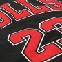 Men's Chicago Bulls Michael Jordan #23 Throwback Black 1997-98 Hardwood Classics Player Jersey