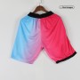 Men's Miami Heat Nike Pink/Light Blue 2020/21 Swingman Shorts City Edition Men's Miami Heat Nike Pink/Light Blue 2020/21 Swingman Shorts City Edition