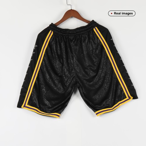 Men's Los Angeles Lakers Nike Black Swingman Short - City Edition Men's Los Angeles Lakers Nike Black Swingman Short - City Edition