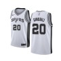 Men's San Antonio Spurs Manu Ginobili #20 Nike White 2020/21 Swingman Jersey - Association Edition Men's San Antonio Spurs Manu Ginobili #20 Nike White 2020/21 Swingman Jersey - Association Edition