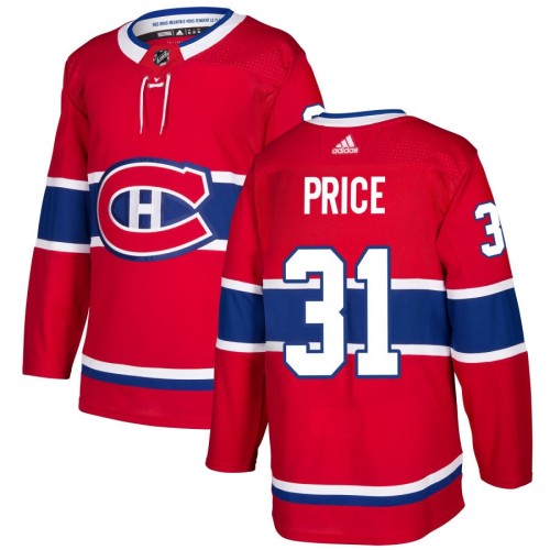 Men's Montreal Canadiens Carey Price #31 adidas Red Authentic Player Jersey Men's Montreal Canadiens Carey Price #31 adidas Red Authentic Player Jersey