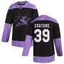 Men's San Jose Sharks Logan Couture #39 adidas Black Hockey Fights Cancer Practice Jersey Men's San Jose Sharks Logan Couture #39 adidas Black Hockey Fights Cancer Practice Jersey