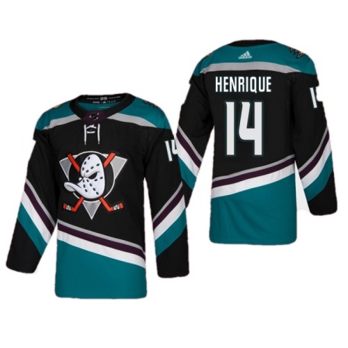 Men's Anaheim Ducks Adam Henrique #14 adidas Black Alternate Authentic Jersey Men's Anaheim Ducks Adam Henrique #14 adidas Black Alternate Authentic Jersey