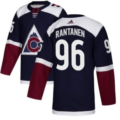 Men's Colorado Avalanche Mikko Rantanen #96 adidas Navy Alternate Authentic Jersey Men's Colorado Avalanche Mikko Rantanen #96 adidas Navy Alternate Authentic Jersey