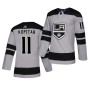 Men's Los Angeles Kings Anže Kopitar #11 adidas Gray Alternate Authentic Jersey Men's Los Angeles Kings Anže Kopitar #11 adidas Gray Alternate Authentic Jersey