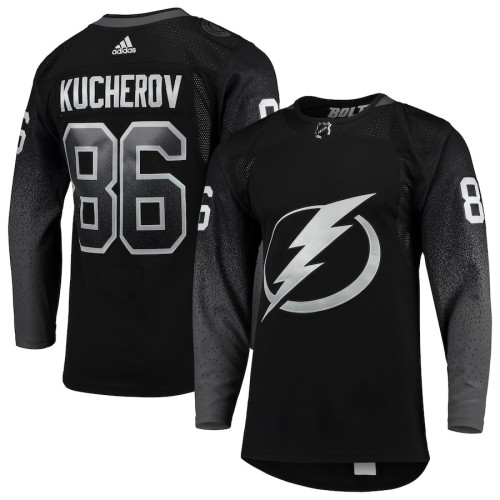 Men's Tampa Bay Lightning Nikita Kucherov #86 adidas Black Authentic Jersey Men's Tampa Bay Lightning Nikita Kucherov #86 adidas Black Authentic Jersey