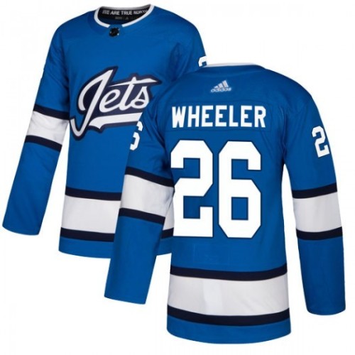 Men's Winnipeg Jets Blake Wheeler #26 adidas Blue Alternate Authentic Jersey Men's Winnipeg Jets Blake Wheeler #26 adidas Blue Alternate Authentic Jersey
