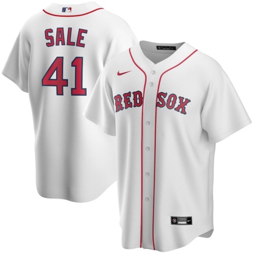 Men's Boston Red Sox Chris Sale #41 Nike White Alternate 2020 Jersey Men's Boston Red Sox Chris Sale #41 Nike White Alternate 2020 Jersey